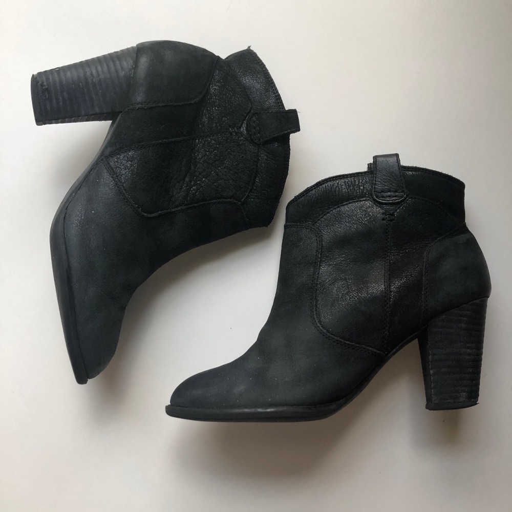 Clark’s Black Heeled Booties